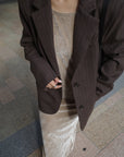Pin stripe wool JK