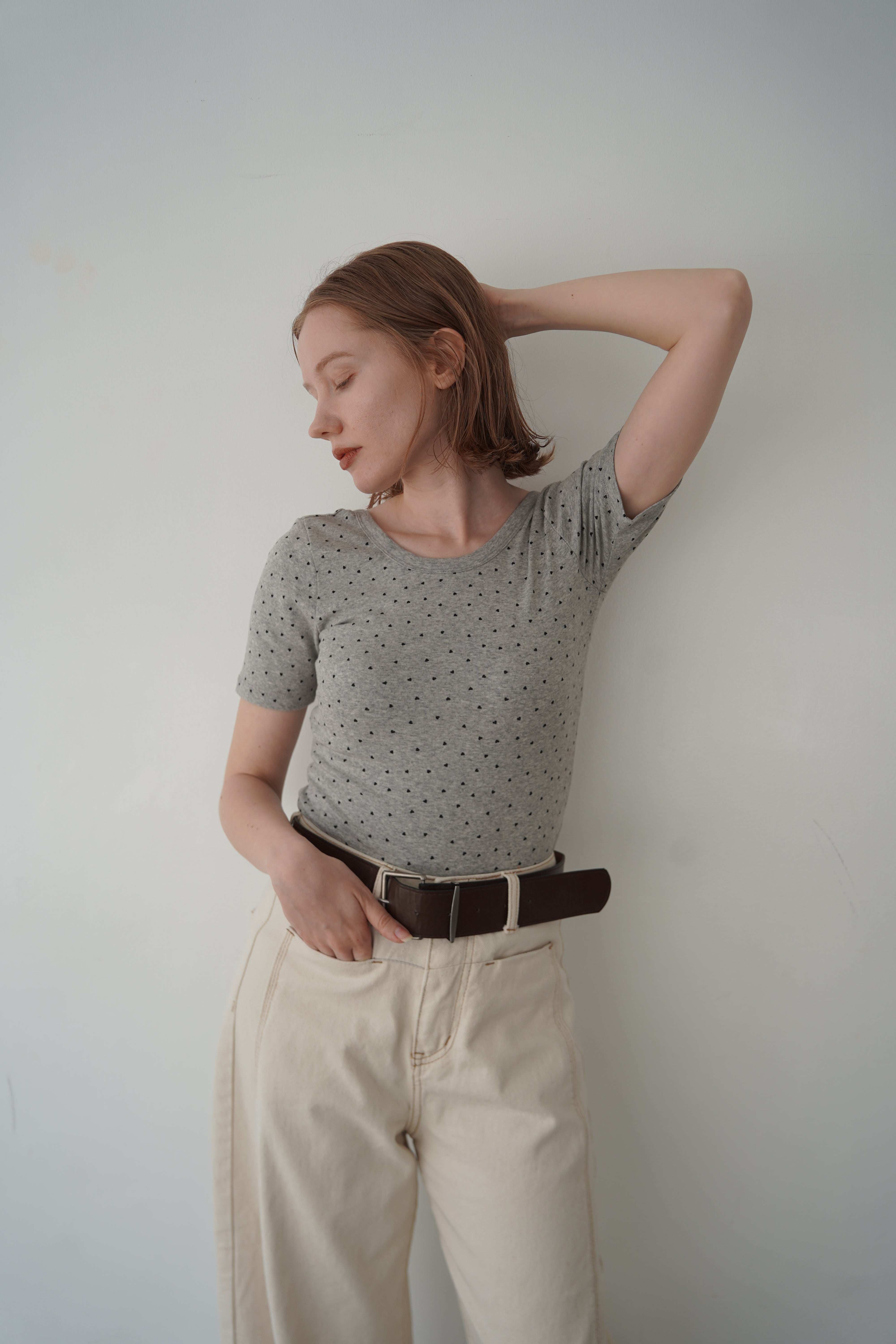 【6/5-発売】Heart dot back open T