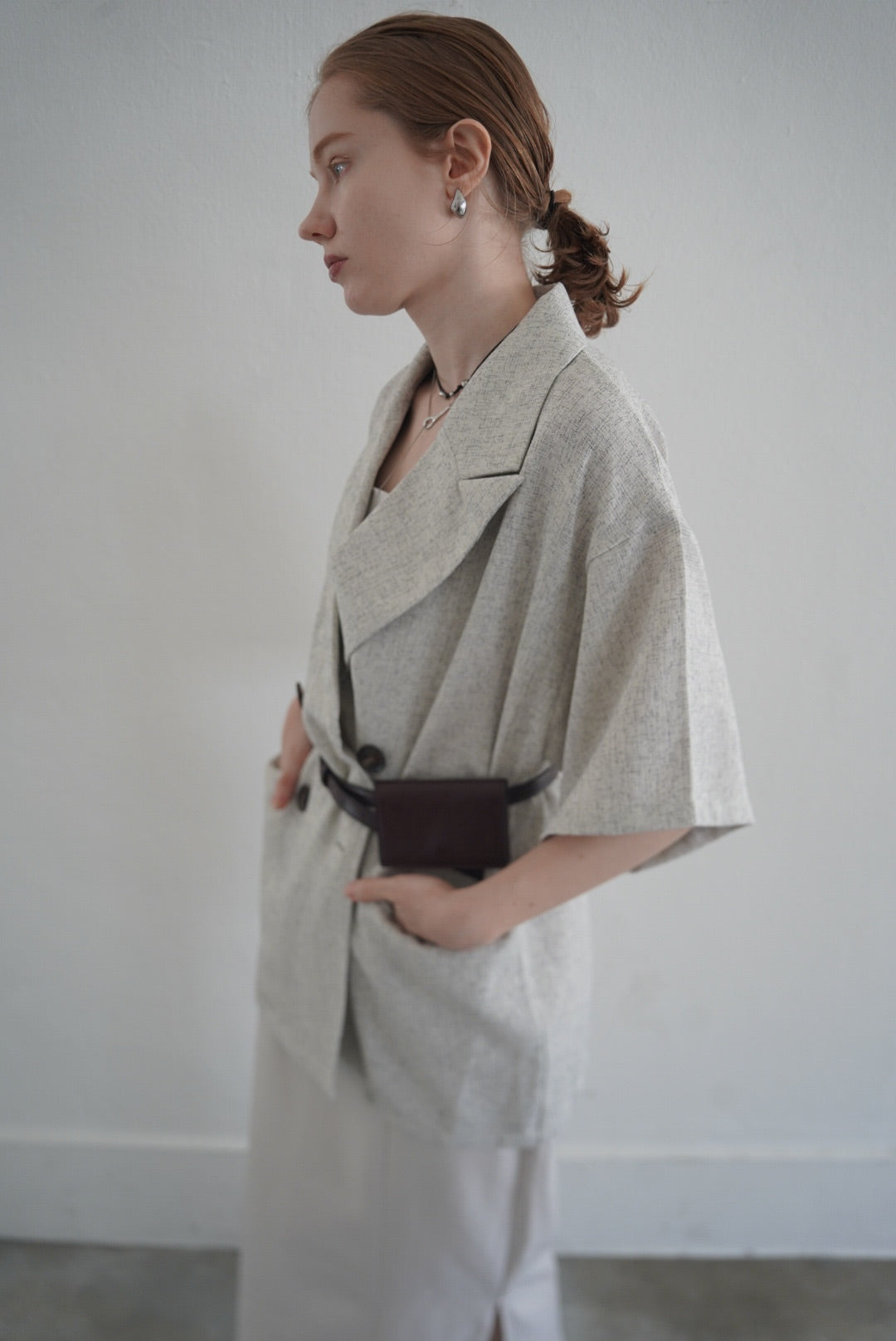 Summer tweed half sleeve JK