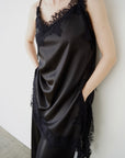 Sier race satin camisole