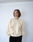 Curve sleeve sweat pullover