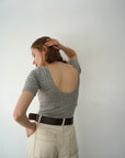 【6/5-発売】Heart dot back open T
