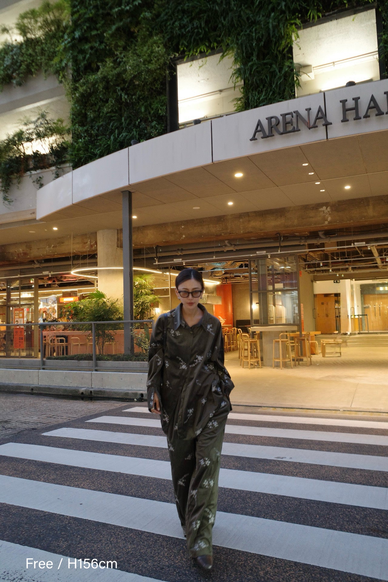 Velours flower pattern Pants