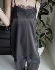 【SET】AJ Asymmetry race camisole