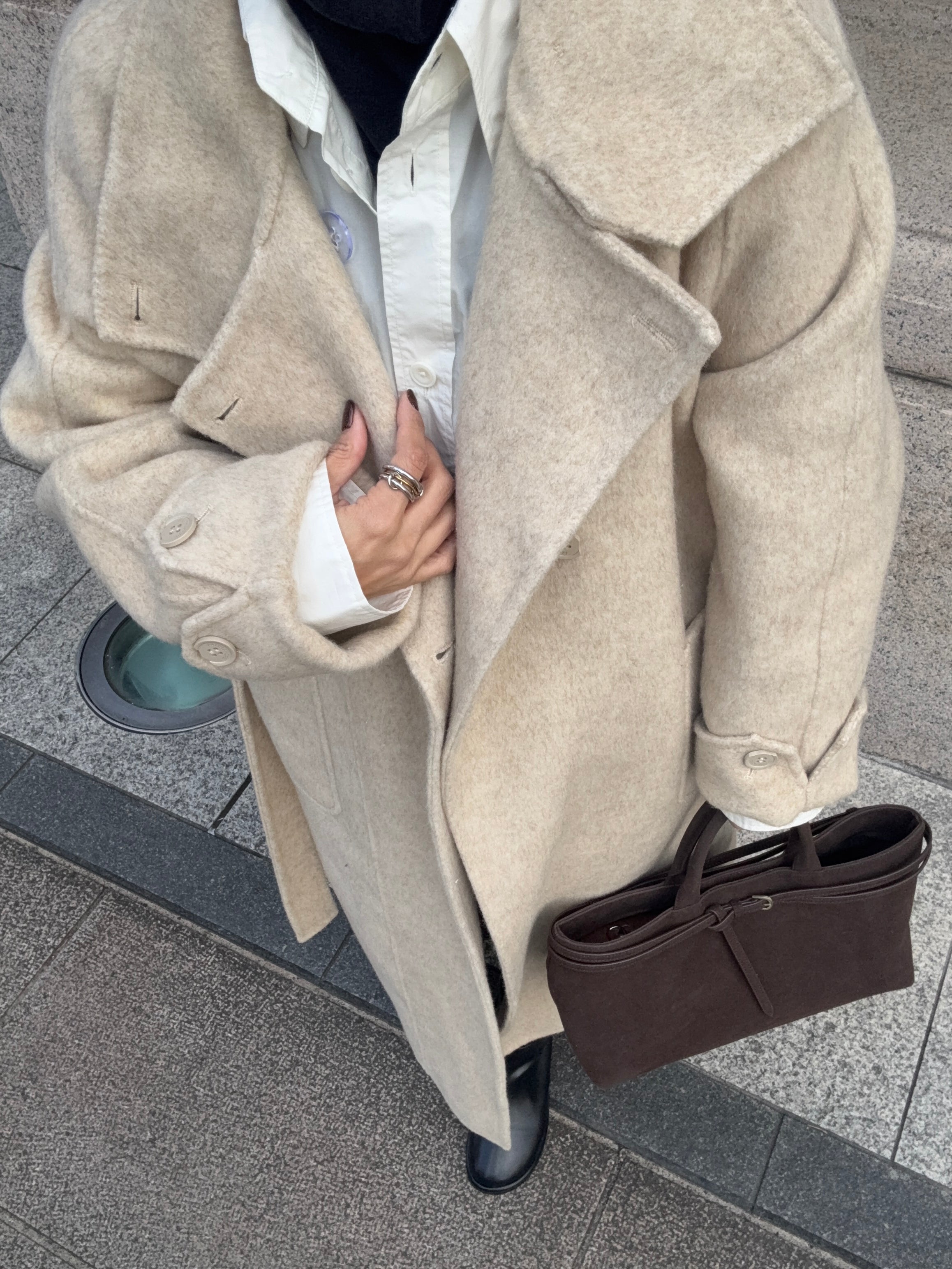 【1月下旬発送】Mel wool long coat