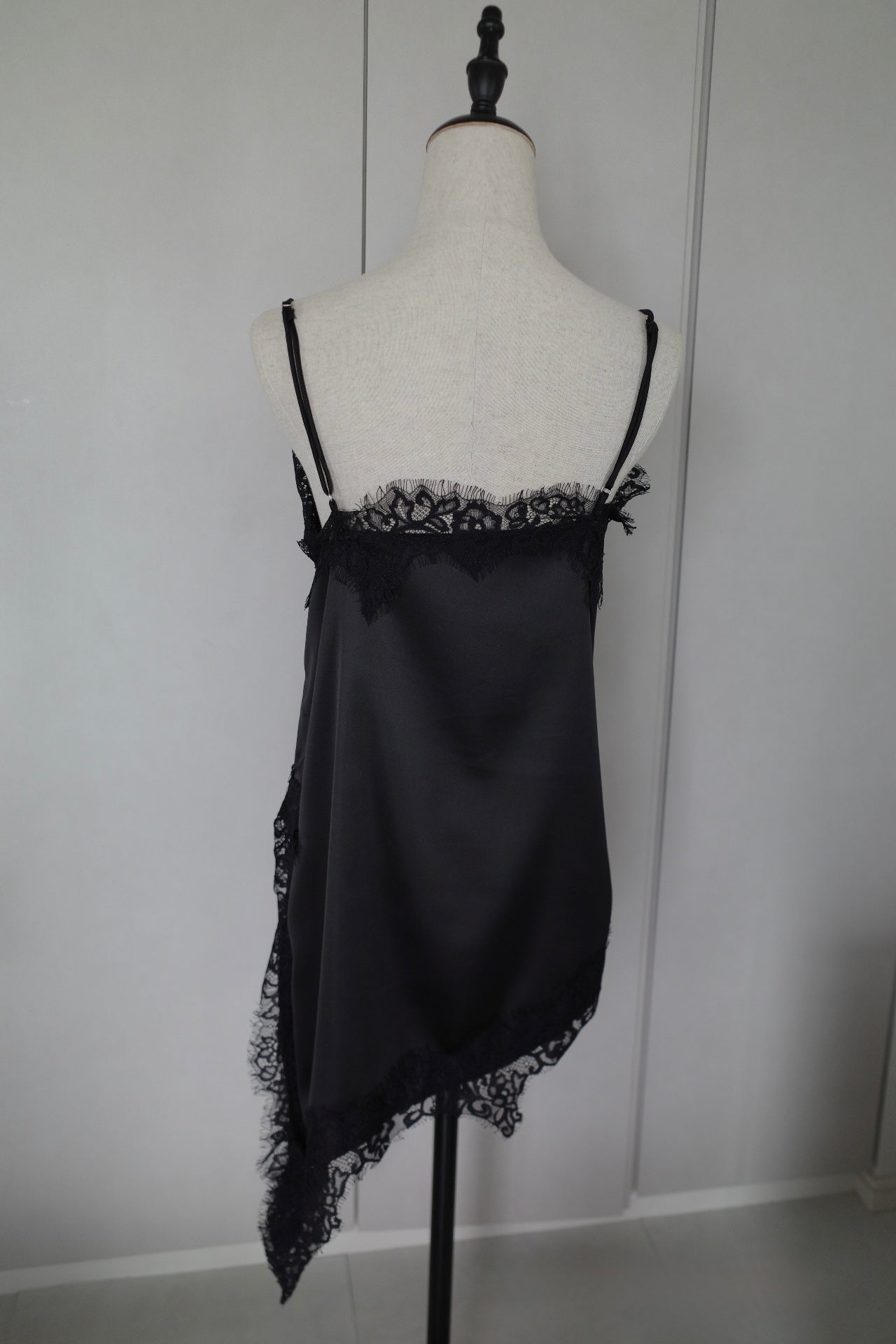 Sier race satin camisole