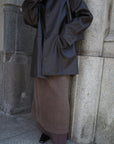 Alpaca layered skirt