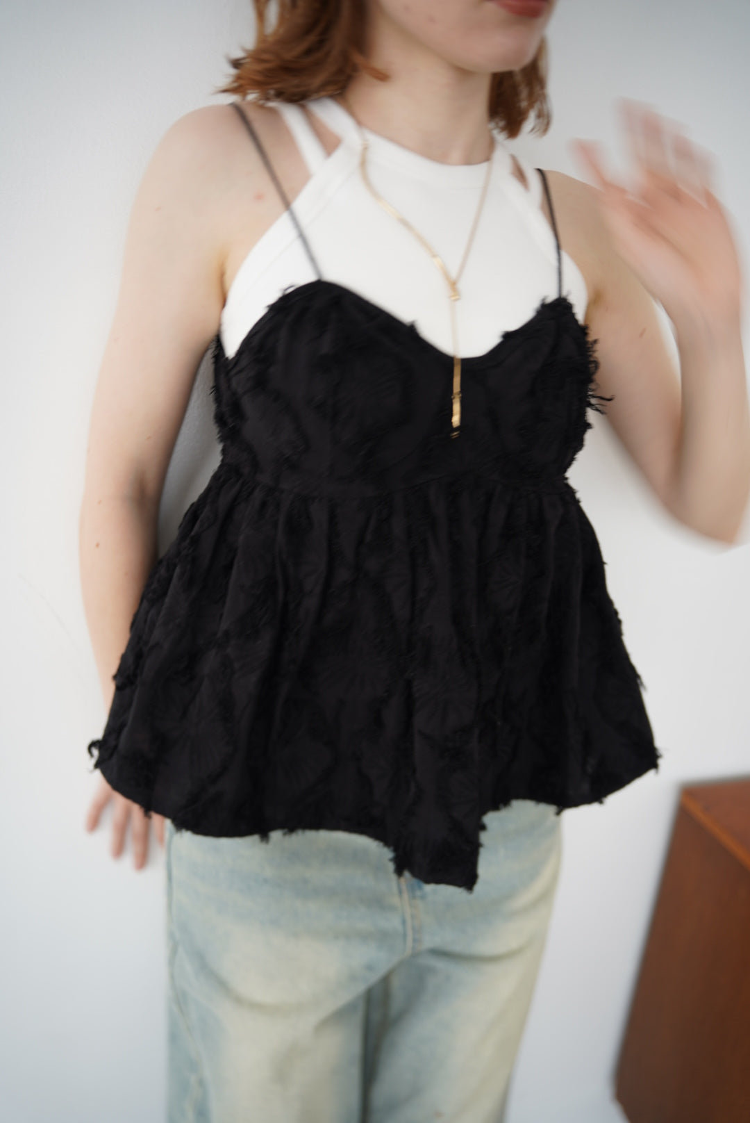 Vintage fringe top