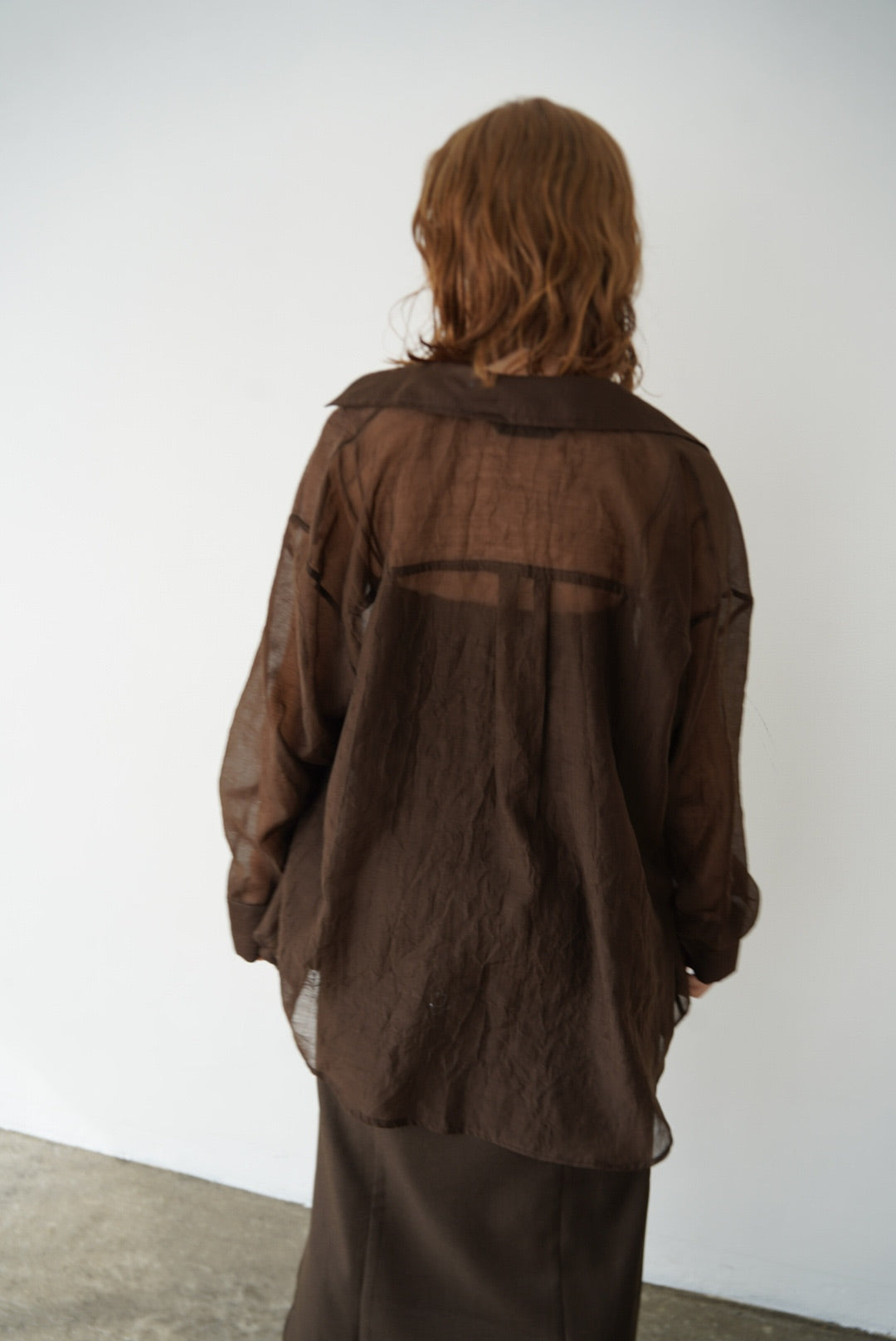 Wrinkle processing shirt