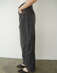 Curve balloon denim pants