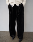 Velour Wide Leg Pants