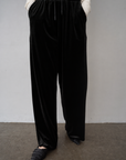 Velour Wide Leg Pants