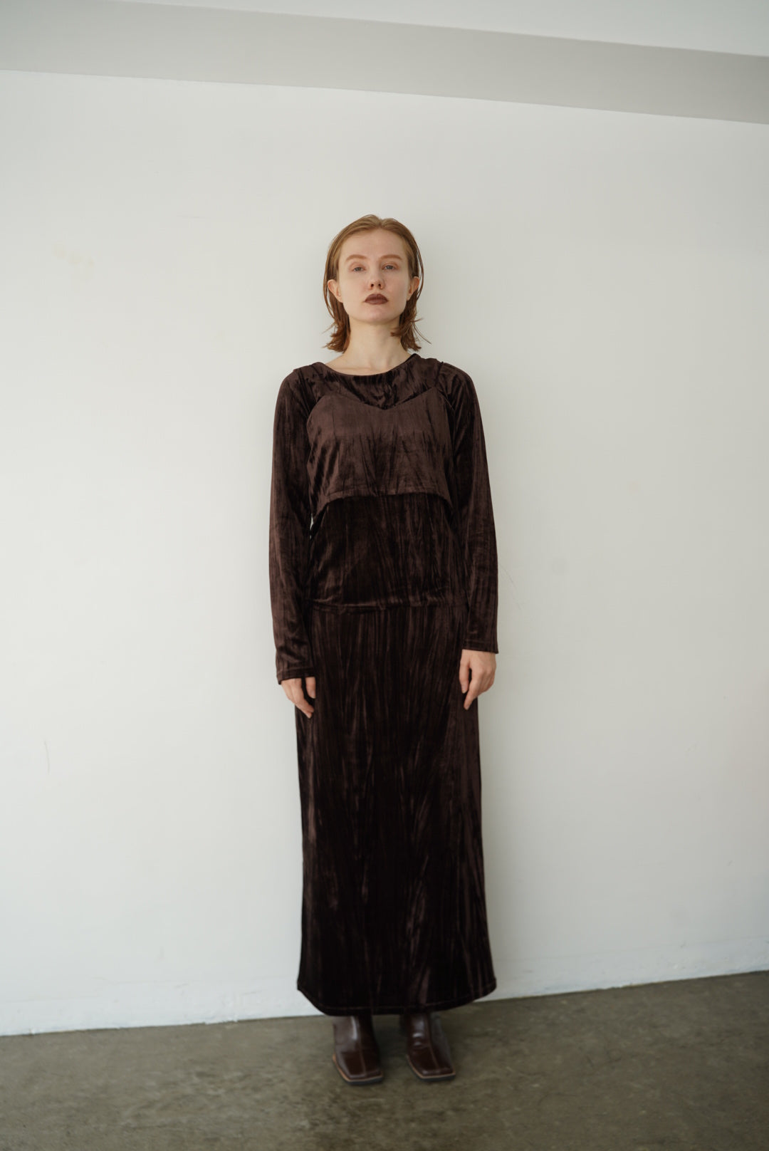 Velours bustier tops