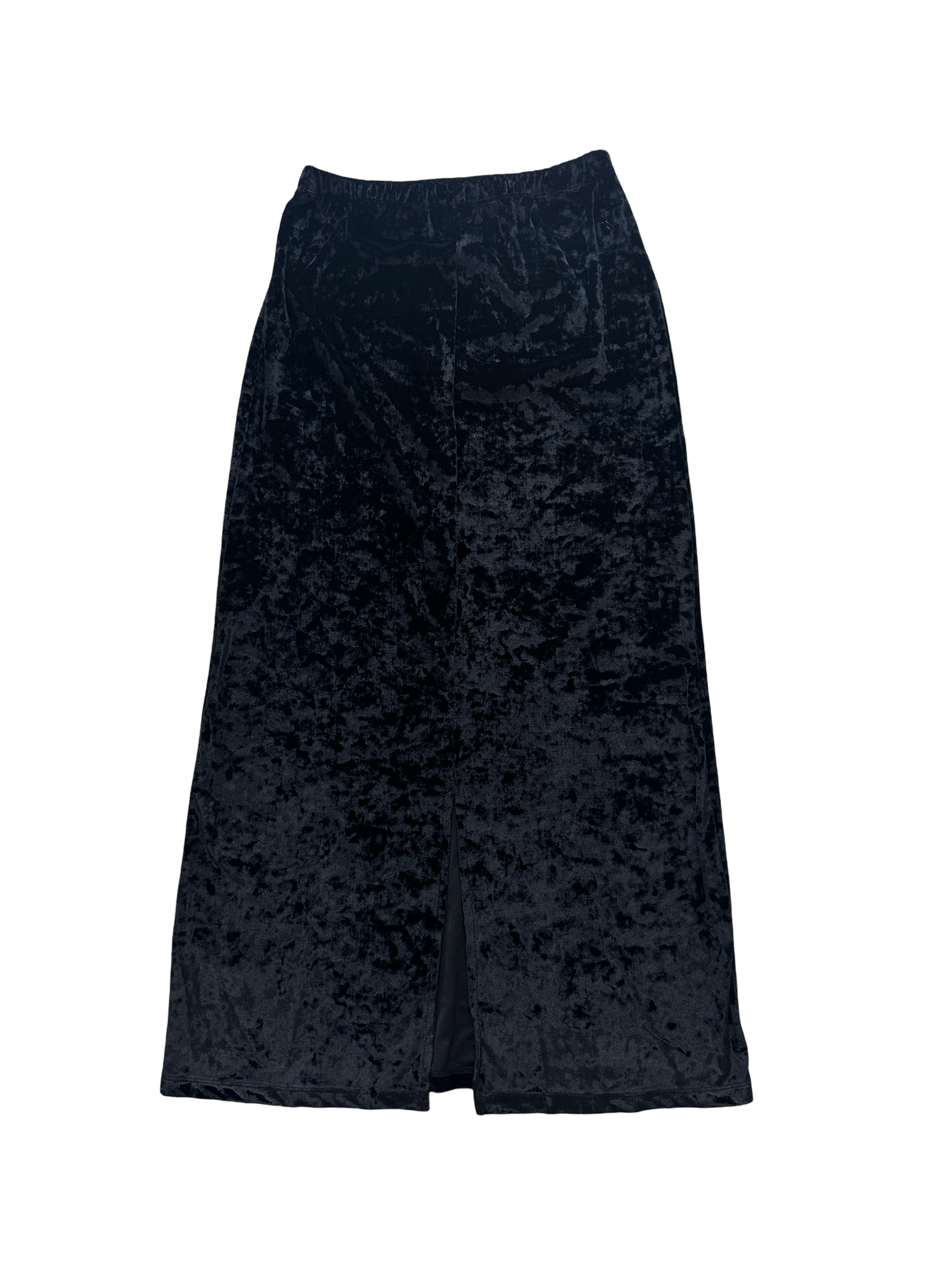 Velours long skirt