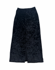 Velours long skirt