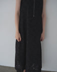 Jacquard camisole one-piece